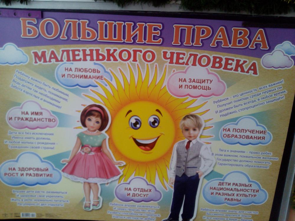 Права детей в российской федерации проект